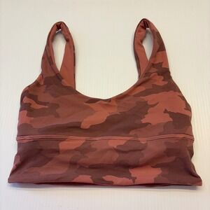 Lululemon Align Reversible Bra Womens 2 Brier Rose Camo Yoga Sports Bra